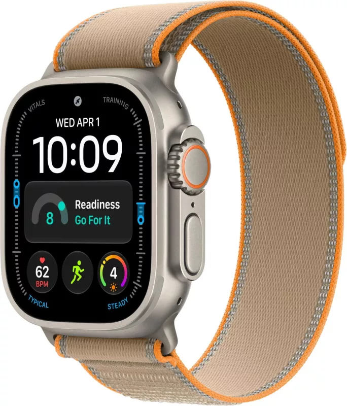 Apple Watch Ultra 4 GPS+Cellular, 49mm, Natural Titanium Sand Trail Loop