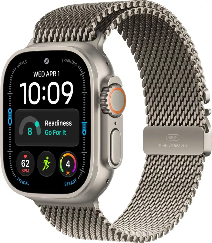 Apple Watch Ultra 4 GPS+Cellular, 49mm, Natural Titanium Natural Loop
