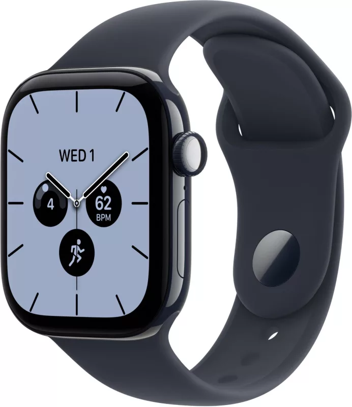 Apple Watch Series 12, 42mm, GPS+Cellular, Night Blue Ceramic, Navy Blue Sport Band